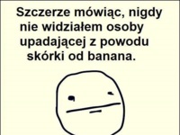 Skórka od banana....