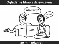 Oglądanie filmu z dziewczyną :)