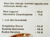 Zobacz najbardziej egzotyczne drinki xd