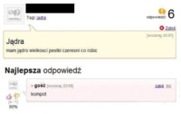 Chłopak ma problem z jądrami. Co ma z nimi zrobić? :D