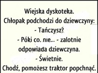 Krótka historia podrywu na wiejskiej dyskotece... Koleś ROZWALIŁ XD