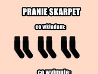 Pranie skarpetek