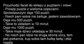 Przychodzi facet do sklep