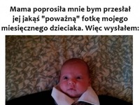 poważna fotka