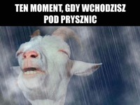 Gdy wchodzisz pod prysznic