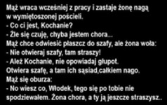 Mąż wraca wcześniej z pracy i zastaje nagą żonę! :)