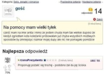 POMOCY mam wielki tyłek - internet już rozwiązał jej problem! Zobacz jak XD