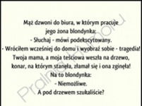 Blondynka jak zwykle zrozumiała po swojemu! MASAKRA!