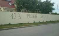 123 PRÓBA SPRAJU