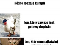 Rodzaje kumpli :D Których masz?