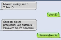 Miał mokry SEN o niej! ZOBACZ co mu odpisała :D