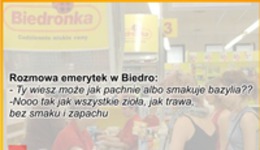 Rozmowa emerytek w Biedro  :D