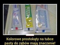 Wiedzieliście o tym Sprawdźcie, jaki prostokąt widnieje na Waszej paście, a następnie dowiedzcie się, co on oznacza...