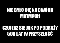 Dwie matmy do tyłu