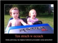 Ten strach w oczach :D