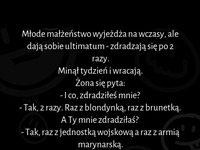 Młode małżeństwo wyjeżdża na wczasy  :D