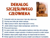 Dekalog SZCZĘŚLIWEGO człowieka! NAJLEPSZE 10! :D