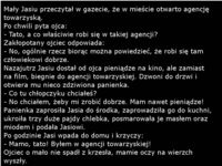 Dowcip dnia: Jasio odwiedza agencję! haha :D