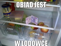 Obiad w lodówce