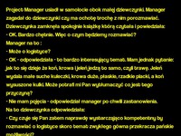 Kawał dnia: Project Manager usiadł w samolocie obok małej dziewczynki... :D