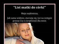 WZRUSZJĄCY list matki do córki. Weź go sobie do serca!