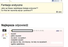Zapytała o fantazje erotyczne, zobacz co gość jej oodpisał, haha