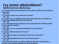 Czy jesteś alkoholikiem Zrób sobie test i podziel się wynikiem ze znajomymi! ;)