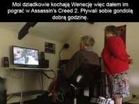 Dziadki w Wenecji