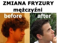 Zobacz jak wygląda mężczyzna przed i po wizycie u fryzjera, a jak KOBIETA! Jest RÓŻNICA!