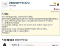 Zdesperowana OLA! Myśli że zaszła w ciążę! HAHA :D