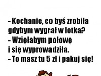 Wygrana w lotka! Mąż vs Żona :D