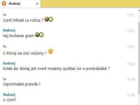 Andrzej i jego rozmowa z dziewczyną! MISTRZ! :D