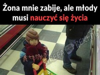 Ojciec uczy swoje dziecko ''życia'' HAHAHA BEKA!