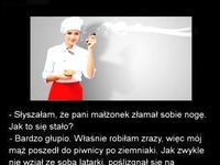 Żona zawsze znajdzie wyjście z sytuacji! HAHA BEKA! :)