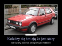 Koledzy się śmieją że jest stary