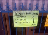 stringi z golfem na szelkach