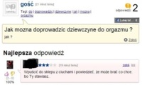Zadał pytanie "jak doprowadzić dziewczynę do ORGAZMU" - zobacz co mu odpisali, HEHE :D