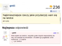 Najśmieszniejsze rzeczy jakie przydarzyły wam się na randce? HAHA dobre ZOBACZ co napisali na forum. :D