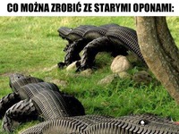 Co można zrobić ze starych opon