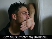 Łzy mężczyzny