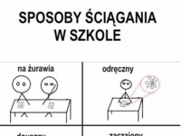 Jak ściągać w szkole! Poznaj wszystkie sposoby PRZYDA SIĘ! :D