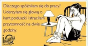 Spóźniona do pracy