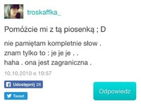 Internauci pomocni jak zwykle xD! ZOBACZ jak pomógł znaleźć jej piosenkę!