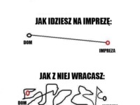 Jak idziesz na impreze vs Jak z niej wracasz :D