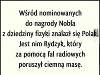 MEGA! Nie zgadniecie skąd ojciec Rydzyk w krainie fizyki :D