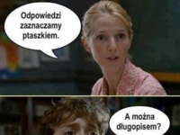 A można długopisem? :D