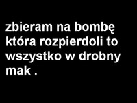 na bombę zbieram