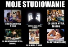 Moje studiowanie :D