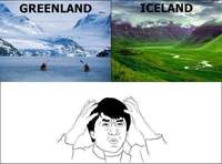 Greenland - Iceland ;)