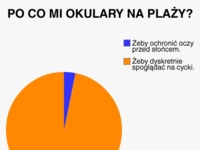 Po co facetom okulary na plaży? :D Jest tylko jedna przyczyna, wiesz jaka?